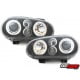 REFLEKTORY VW GOLF IV 97-04 CZARNE Z RINGAMI