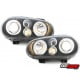 REFLEKTORY VW GOLF IV 97-04 CZARNE Z RINGAMI