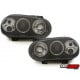 REFLEKTORY CCFL VW GOLF IV 97-04 Z RINGAMI CZARNE