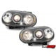 REFLEKTORY VW GOLF IV 97-04 CZARNE Z RINGAMI