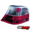 LAMPY TYLNE VW GOLF IV 97-04 CZERWONE / PRZEŹROCZYSTE