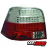 LAMPY TYLNE LED VW GOLF IV 97-04 CZERWONE / PRZEŹROCZYSTE