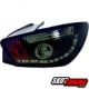 LAMPY TYLNE LED SEAT IBIZA 6J 08-12 CZARNE / DYMIONE