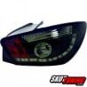 LAMPY TYLNE LED SEAT IBIZA 6J 08-12 CZARNE / DYMIONE