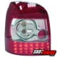 LAMPY TYLNE LED AUDI A4 B5 AVANT 94-00 CZERWONE / PRZEŹROCZYSTE