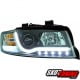 REFLEKTORY AUDI A4 B6 00-04 CZARNE LIGHTBAR