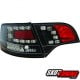 LAMPY TYLNE LED AUDI AVANT B7 04-08 CZARNE / PRZEŹROCZYSTE