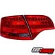 LAMPY TYLNE LED AUDI AVANT B7 04-08 CZERWONE / PRZEŹROCZYSTE