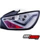 LAMPY TYLNE LED SEAT IBIZA 6J 08-12 FR-Design CHROM / PRZEŹROCZYSTE