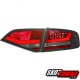 LAMPY TYLNE LED AUDI A4 B8 SEDAN 07-11 CZERWONE / CZARNE