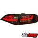 LAMPY TYLNE LED AUDI A4 B8 SEDAN 07-11 CZARNE / DYMIONE