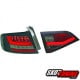 LAMPY TYLNE LED AUDI A4 B8 SEDAN 07-11 CZARNE / DYMIONE