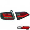 LAMPY TYLNE LED AUDI A4 B8 SEDAN 07-11 CZARNE / DYMIONE