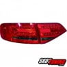 LAMPY TYLNE LED AUDI A4 B8 SEDAN 07-11 CZERWONE / DYMIONE