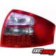 LAMPY TYLNE LED AUDI A6 97-04 SEDAN CZERWONE / PRZEŹROCZYSTE