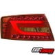 LAMPY TYLNE LED AUDI A6 4F SEDAN 04-08 CZERWONE / DYMIONE LIGHTBAR