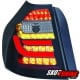 LAMPY TYLNE LED BMW 1 E87 04-03.07 CZARNE / DYMIONE