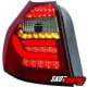 LAMPY TYLNE LED BMW 1 E87 04-03.07 CZERWONE / DYMIONE
