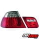 LAMPY TYLNE LED BMW E46 CABRIO 99-03 CZERWONE / PRZEŹROCZYSTE