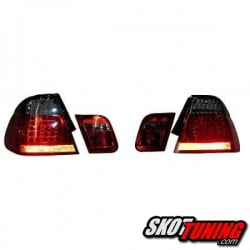 LAMPY TYLNE LED BMW E46 SEDAN 01-05 CZERWONE / DYMIONE