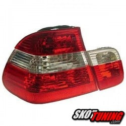 LAMPY TYLNE BMW E46 SEDAN 01-05 CZERWONE / PRZEŹROCZYSTE
