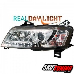 DRL REFLEKTORY FIAT STILO 01-08 CHROM