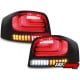 Lampy Tylne CARDNA LED AUDI A3 8P 03-09 CZARNE/DYMIONE