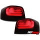 LAMPY TYLNE CARDNA LED AUDI A3 8P 03-09 CZARNE / CZERWONE / DYMIONE