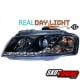 DRL REFLEKTORY TUNINGOWE ZESTAW AUDI A3 8P CZARNE