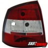 LAMPY TYLNE OPEL ASTRA G 3/5 DRZWIOWE 98-04 CZERWONE / PRZEŹROCZYSTE