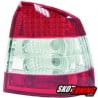 LAMPY TYLNE LED OPEL ASTRA G 3/5 DRZWIOWE 98-04 CZERWONE / PRZEŹROCZYSTE