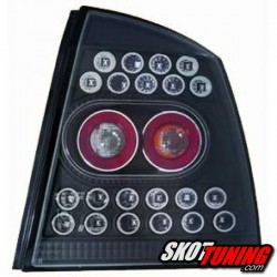 LAMPY TYLNE LED OPEL ASTRA G 3/5 DRZWIOWE  98-04 CZARNE