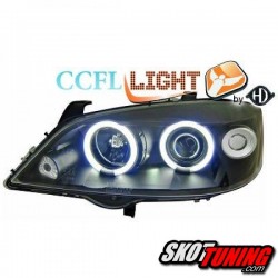 REFLEKTORY CCFL OPEL ASTRA G 98-04 CZARNE