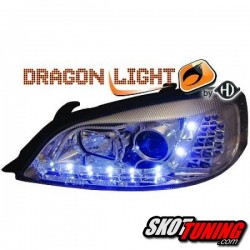 REFLEKTORY OPEL ASTRA G 98-04 LED CHROM