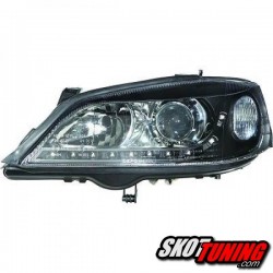 REFLEKTORY OPEL ASTRA G 98-04 CZARNE