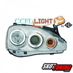 REFLEKTORY CCFL OPEL CORSA C 01-06 CHROM