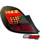 LAMPY TYLNE LED OPEL CORSA D 06-14 5D CZARNE / DYMIONE