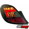 LAMPY TYLNE LED OPEL CORSA D 06-14 5D CZARNE / DYMIONE