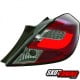 LAMPY TYLNE LED OPEL CORSA D 06-14 3D CZERWONE / DYMIONE