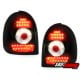 LAMPY TYLNE LED OPEL CORSA B 03.93-03.01 CZARNE/DYMIONE