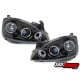 REFLEKTORY CCFL OPEL CORSA C 01-06 CZARNE