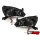 REFLEKTORY OPEL CORSA C 01-06 CZARNE