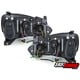REFLEKTORY OPEL CORSA C 01-06 CZARNE