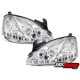 DRL REFLEKTORY OPEL CORSA C 01-06 CHROM