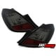 LAMPY TYLNE LED OPEL CORSA D 06-10 5D CZARNE / DYMIONE