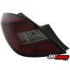 LAMPY TYLNE LED OPEL CORSA D 06-10 5D CZERWONE / DYMIONE