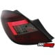 LAMPY TYLNE LED OPEL CORSA D 06-10 5D CZERWONE / DYMIONE