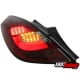 LAMPY TYLNE LED OPEL CORSA D 06-08 3D CZERWONE / DYMIONE