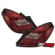 LAMPY TYLNE LED OPEL CORSA D 06-10 3D CZERWONE / DYMIONE