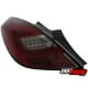 LAMPY TYLNE LED OPEL CORSA D 06-10 3D CZERWONE / DYMIONE